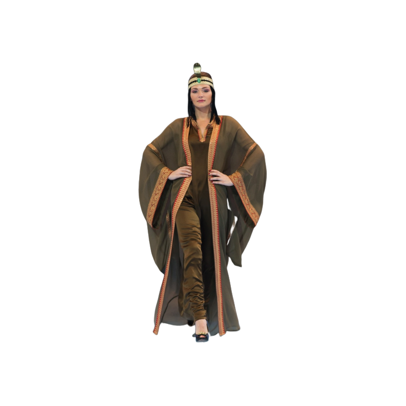 Green Long Women Dress - Afbeelding 2
