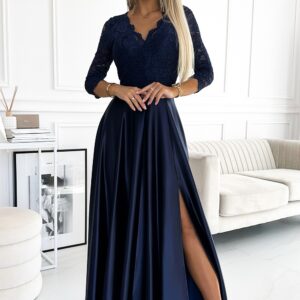 Langes Kleid model 188119 Numoco