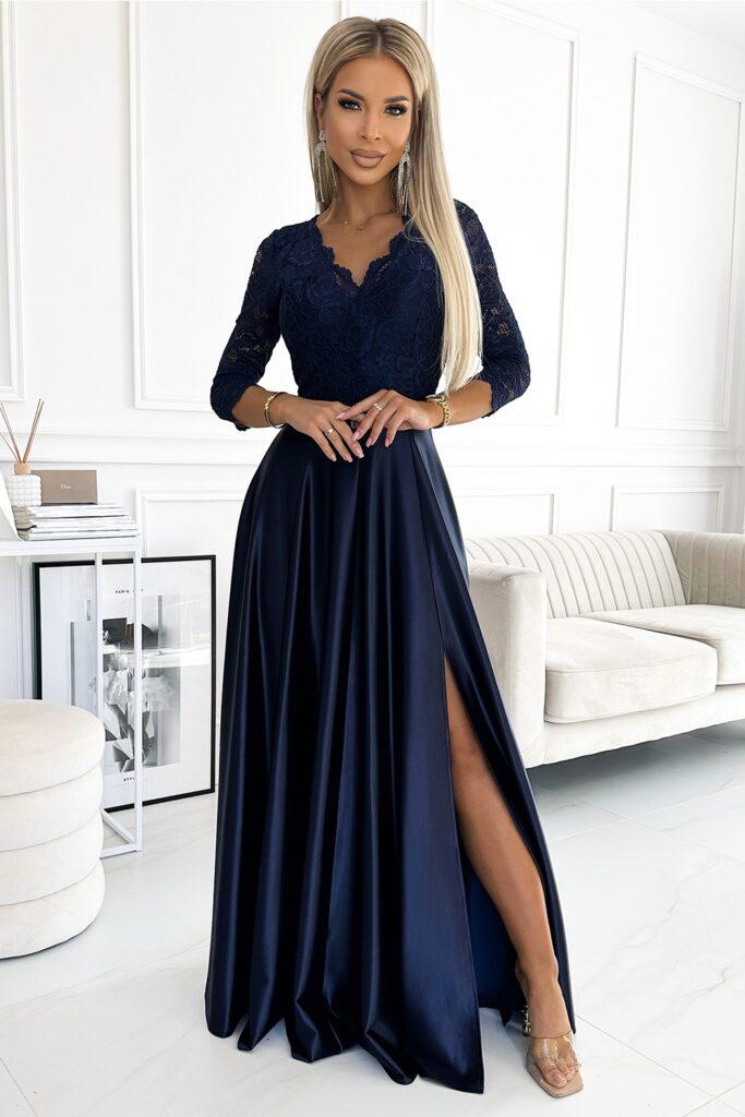 Langes Kleid model 188119 Numoco