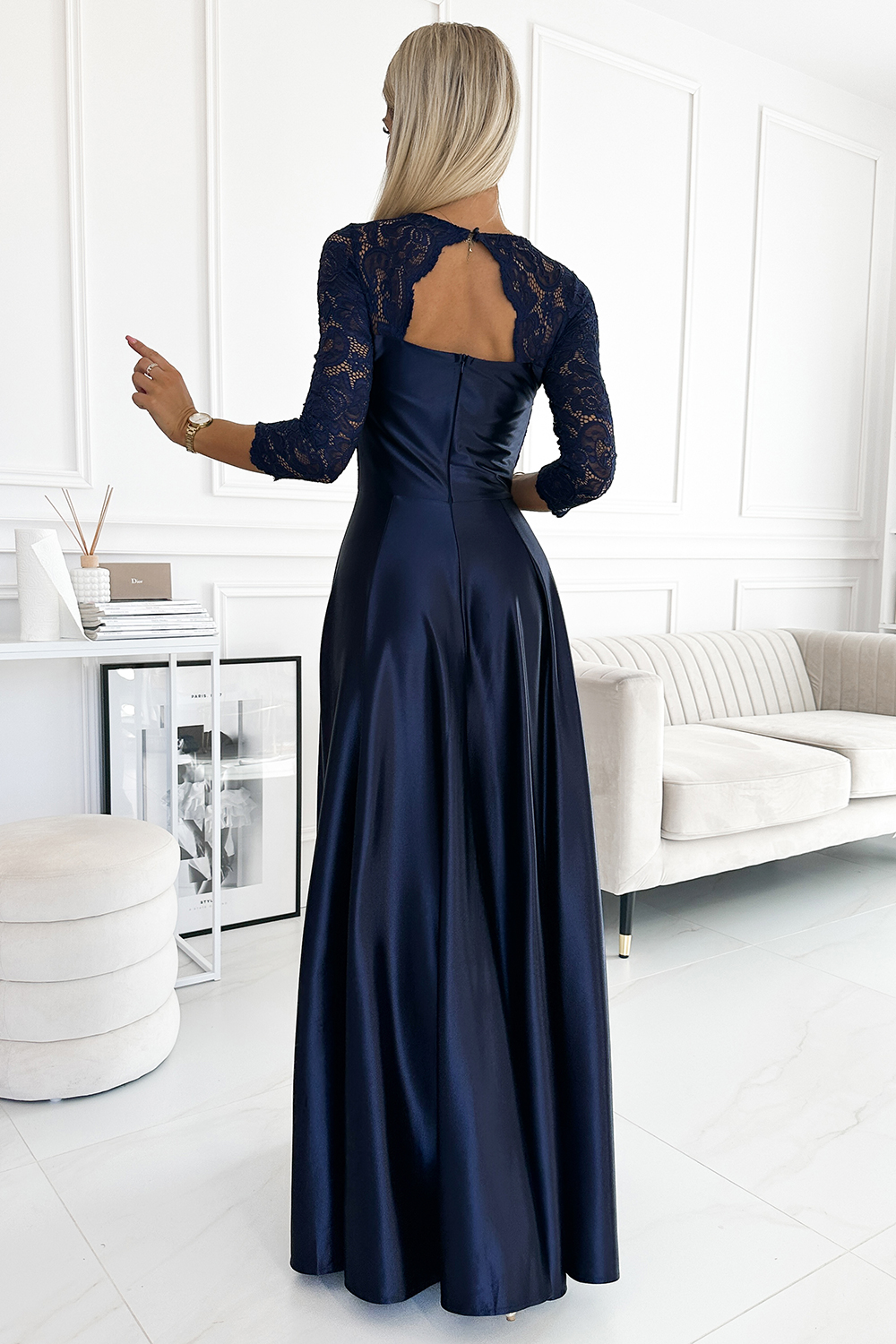 Langes Kleid model 188119 Numoco - Afbeelding 2