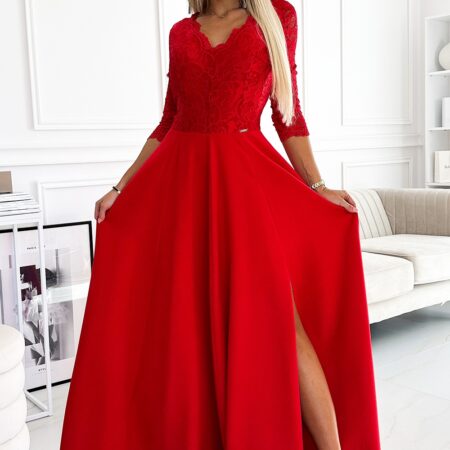 Langes Kleid model 189086 Numoco