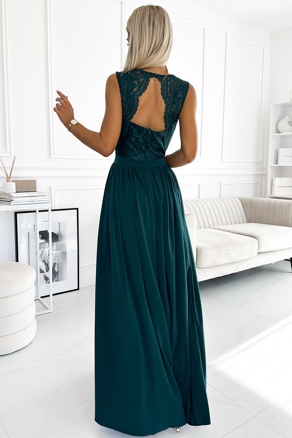 Langes Kleid model 189092 Numoco - Afbeelding 2