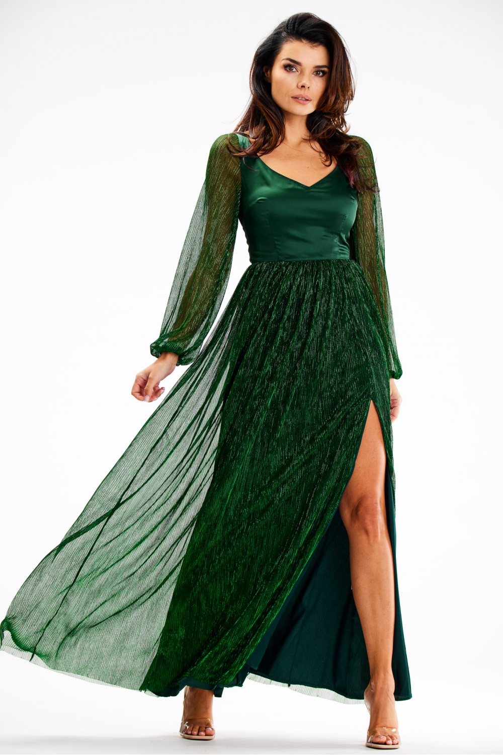 Langes Kleid model 189438 awama - Afbeelding 2