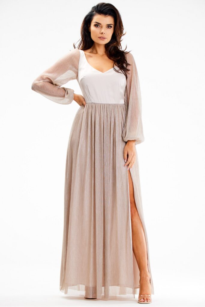 Langes Kleid model 189440 awama