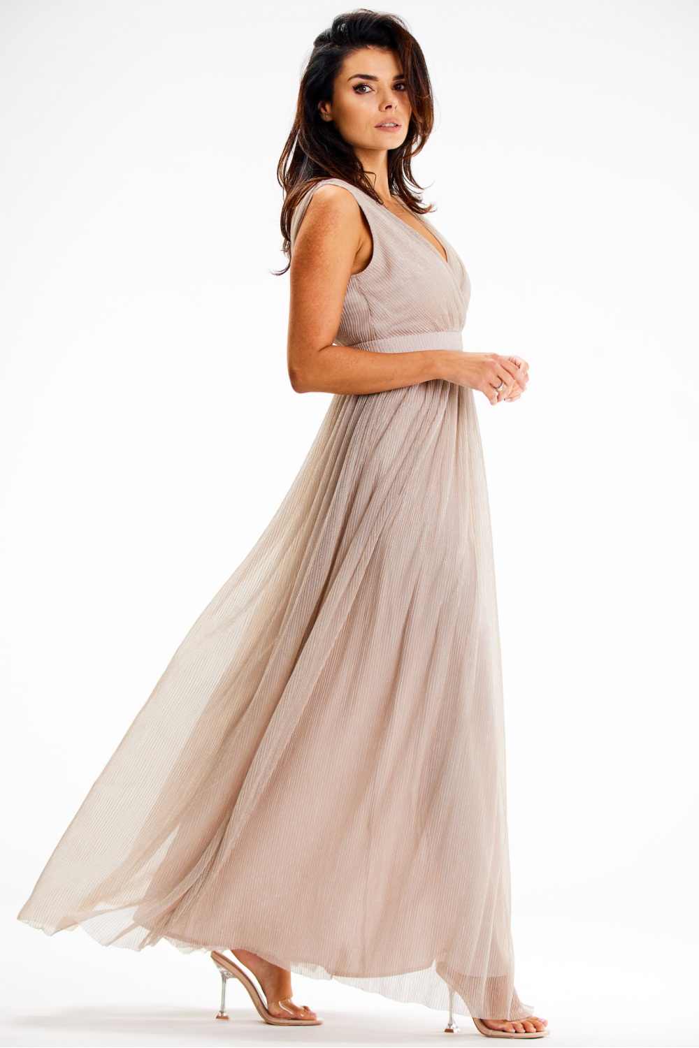 Langes Kleid model 189443 awama - Afbeelding 2