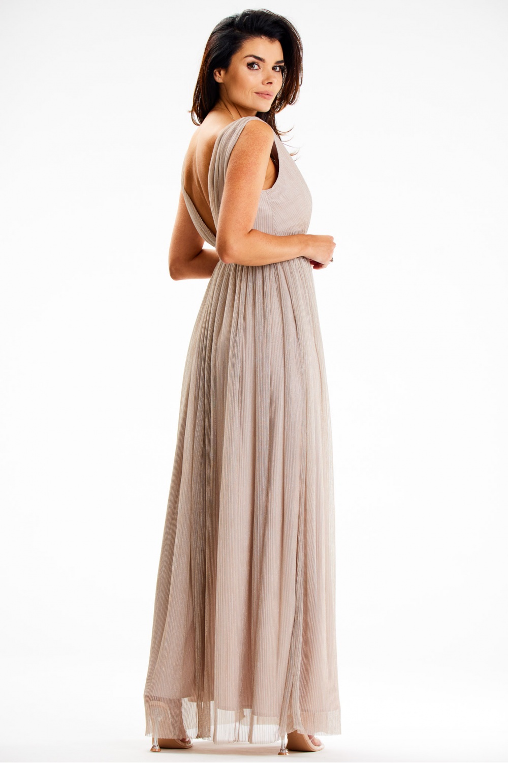 Langes Kleid model 189443 awama - Afbeelding 3