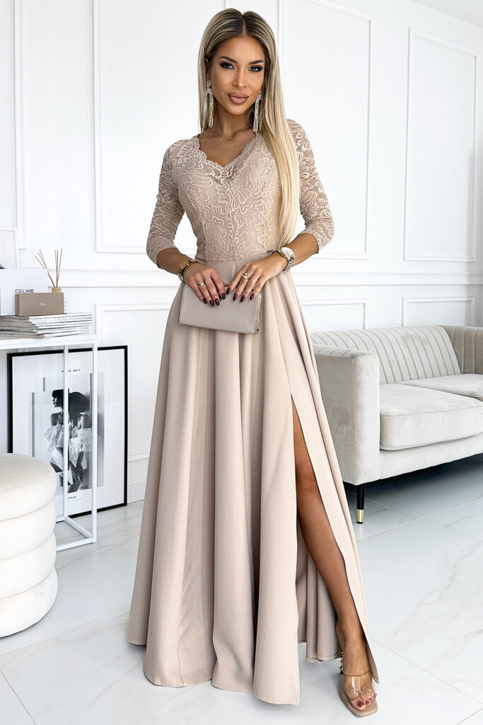 Langes Kleid model 189675 Numoco