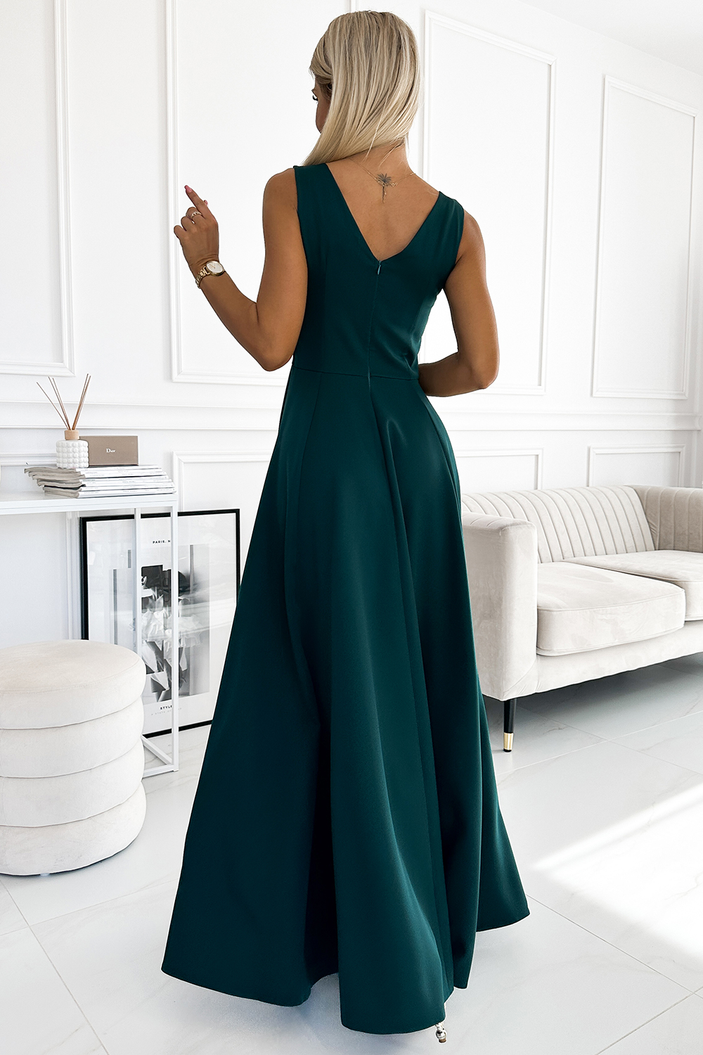 Langes Kleid model 189678 Numoco - Afbeelding 2