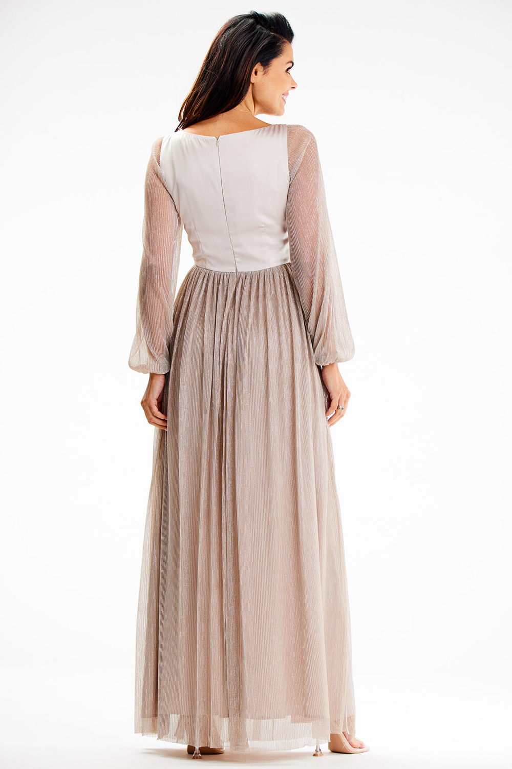 Langes Kleid model 189440 awama - Afbeelding 3