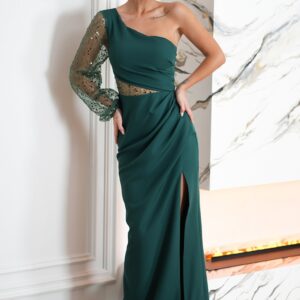 Langes Kleid model 190485 Bicotone