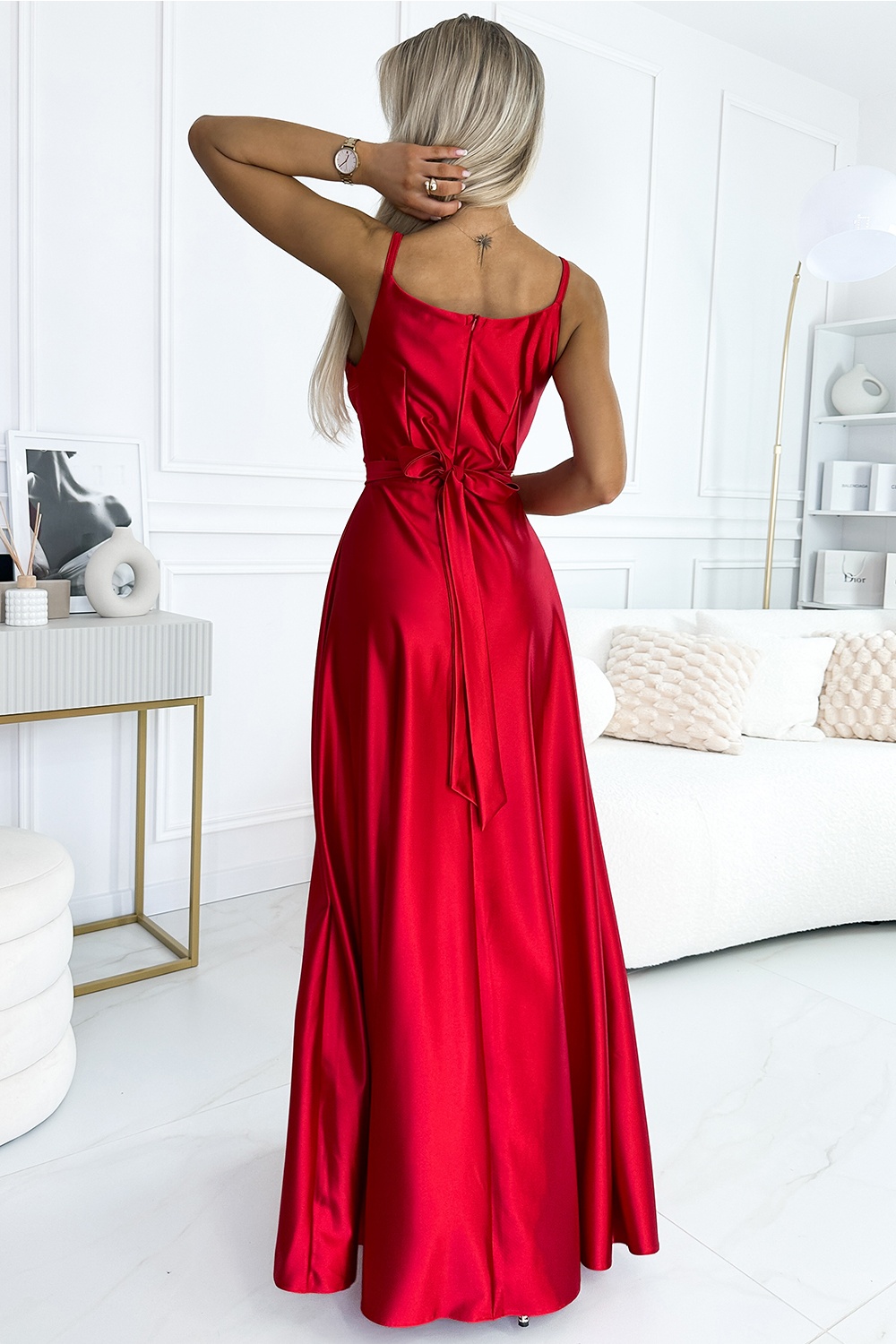 Langes Kleid model 191516 Numoco - Afbeelding 2