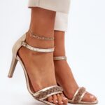 Sandalen mit Absatz model 194688 Step in style