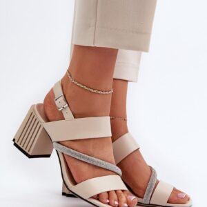 Sandalen mit Absatz model 195551 Step in style