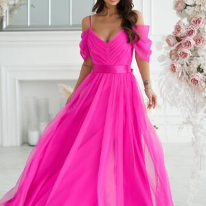 Langes Kleid model 196094 Bicotone