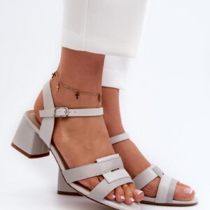 Sandalen mit Absatz model 197094 Step in style