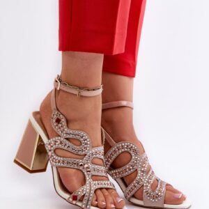 Sandalen mit Absatz model 197173 Step in style