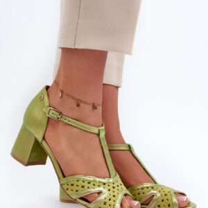 Sandalen mit Absatz model 197702 Step in style