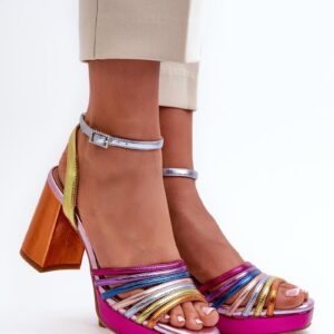 Sandalen mit Absatz model 198139 Step in style