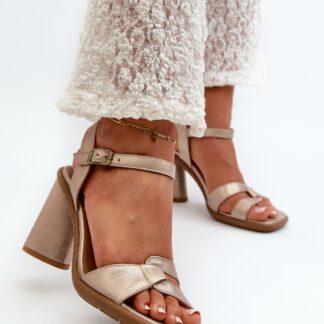 Sandalen mit Absatz model 198397 Step in style