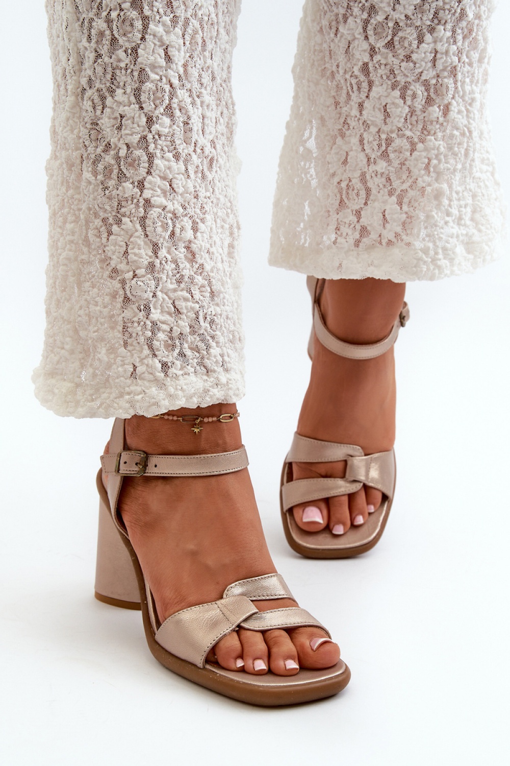 Sandalen mit Absatz model 198397 Step in style - Afbeelding 3