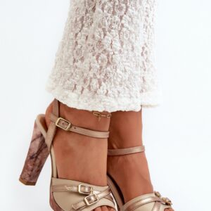 Sandalen mit Absatz model 198398 Step in style
