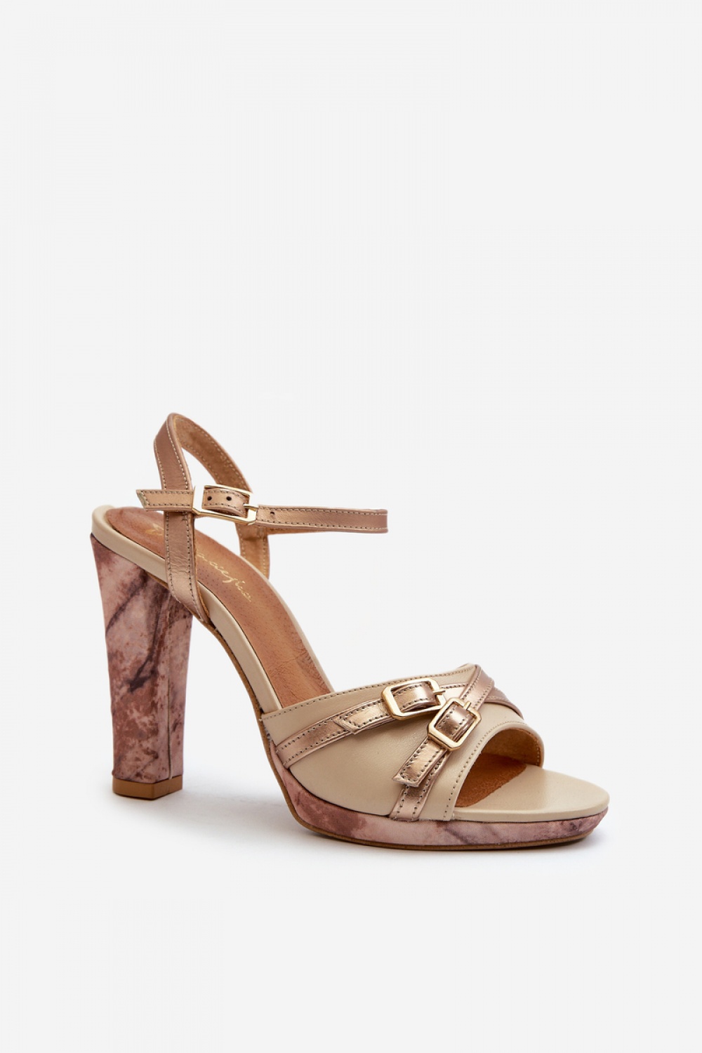 Sandalen mit Absatz model 198398 Step in style - Afbeelding 2