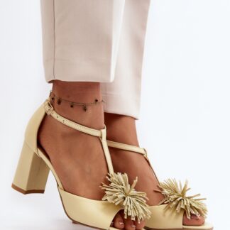 Sandalen mit Absatz model 198793 Step in style