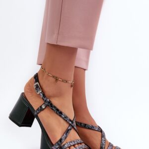 Sandalen mit Absatz model 198794 Step in style