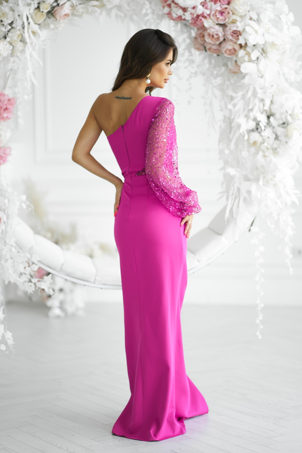 Langes Kleid model 198819 Bicotone - Afbeelding 3