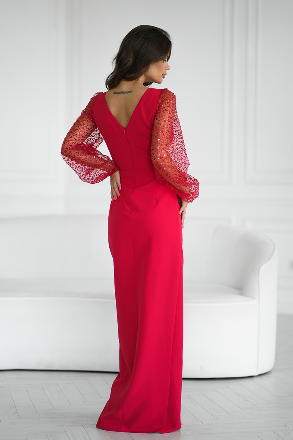 Langes Kleid model 199008 Bicotone - Afbeelding 3
