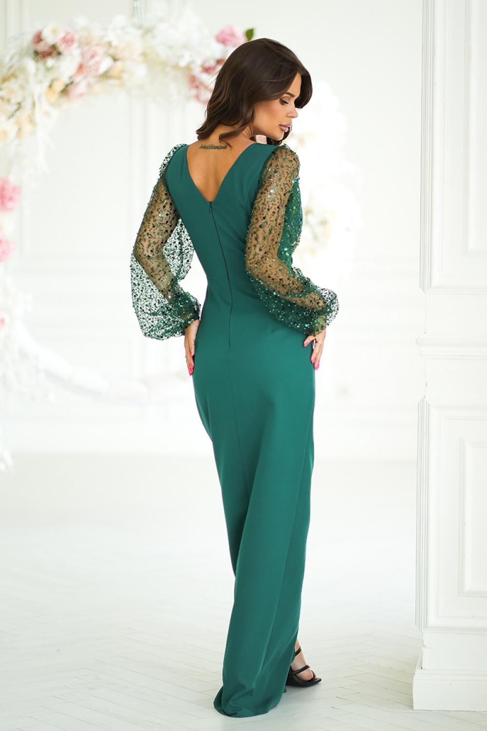 Langes Kleid model 199011 Bicotone - Afbeelding 3