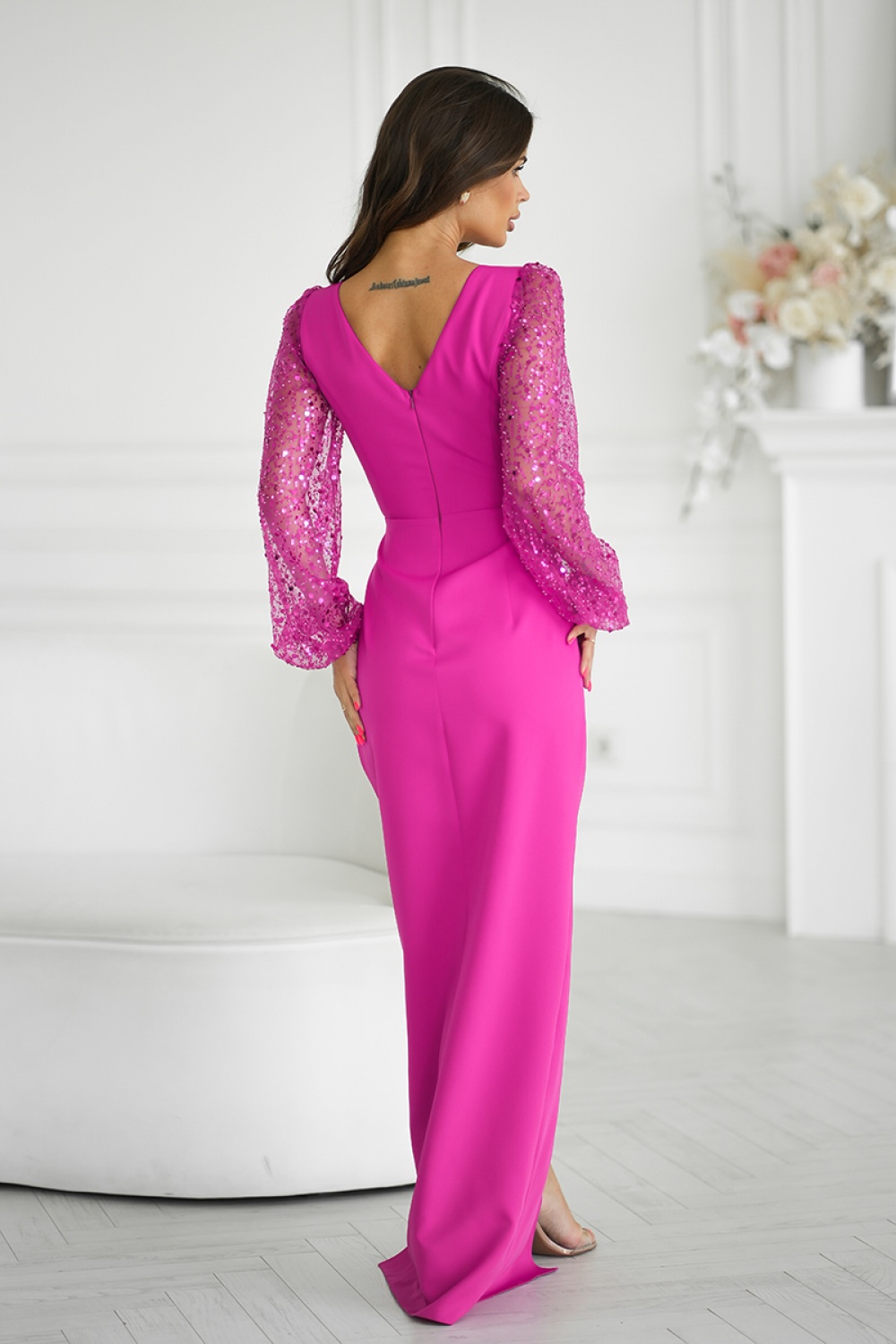 Langes Kleid model 199012 Bicotone - Afbeelding 2