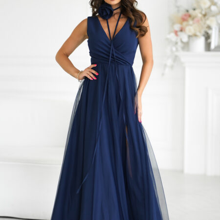 Langes Kleid model 199330 Bicotone