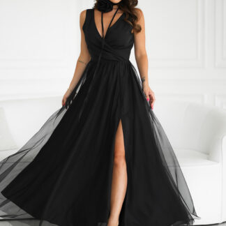 Langes Kleid model 199332 Bicotone