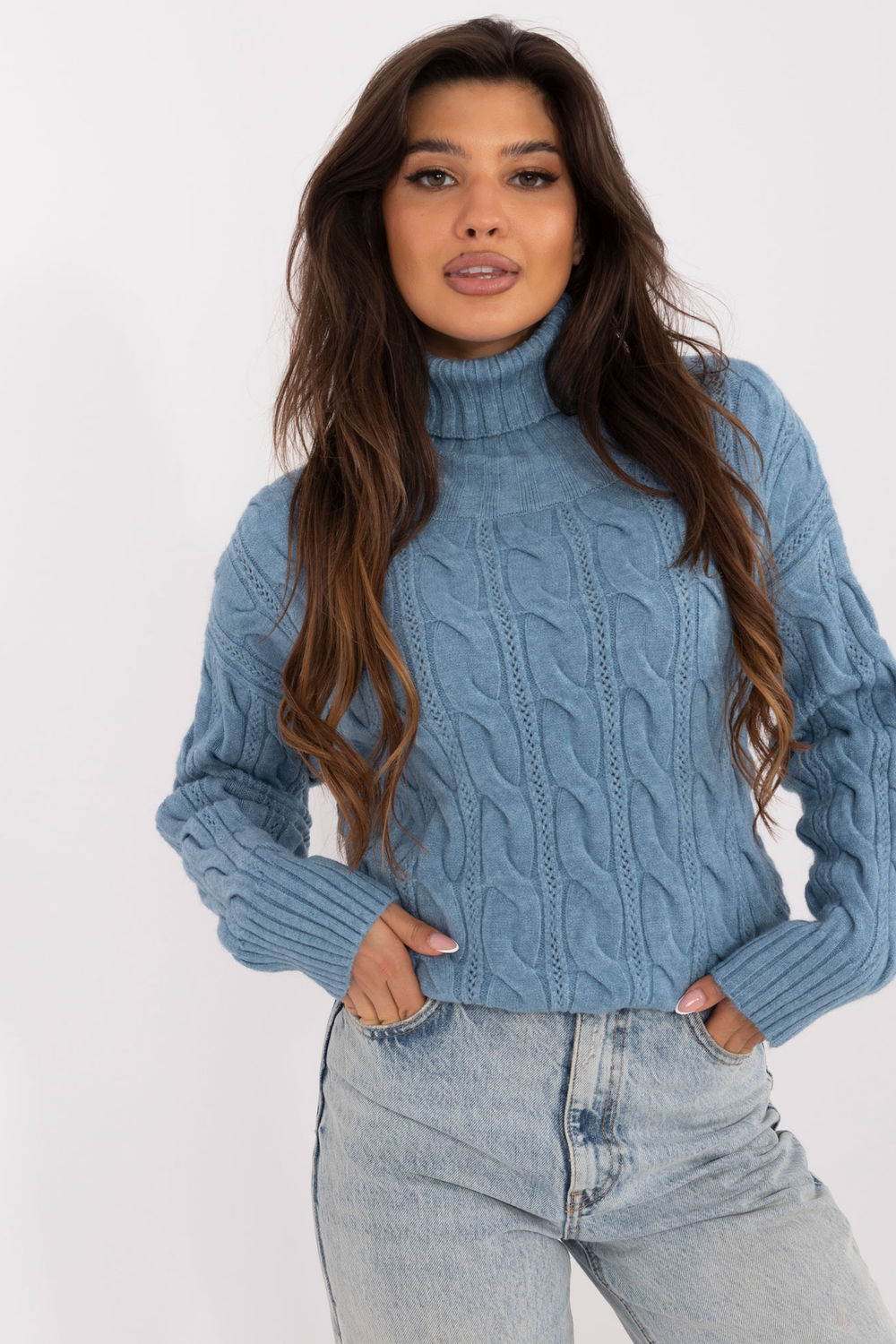 Rollkragenpullover model 199443 AT