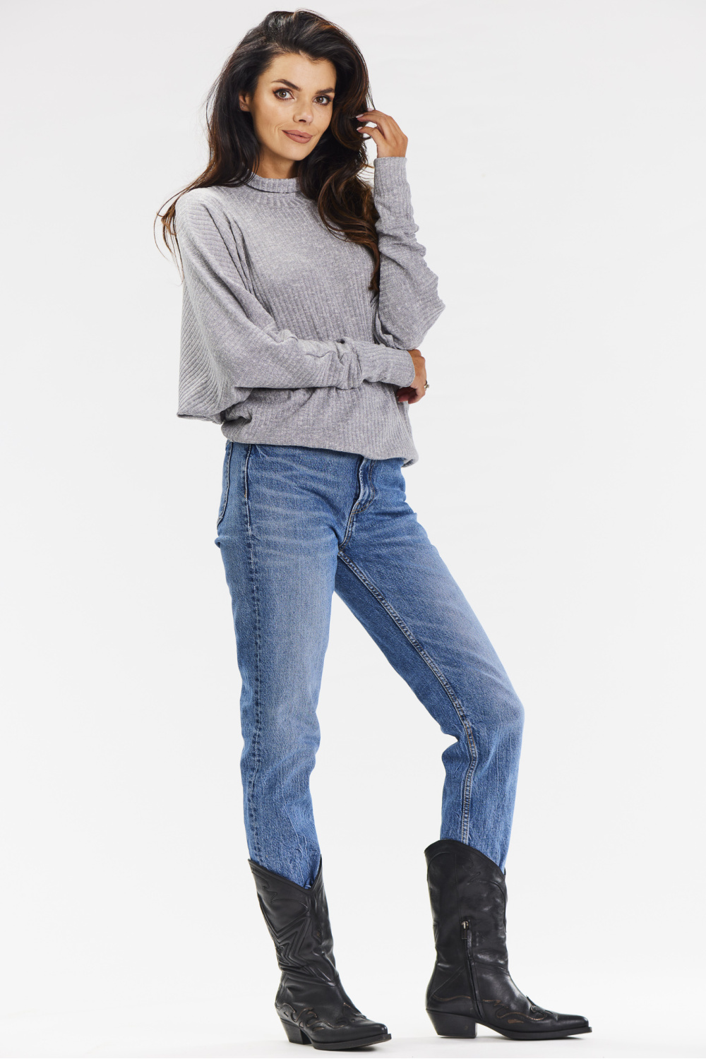 Rollkragenpullover model 200578 awama - Afbeelding 4