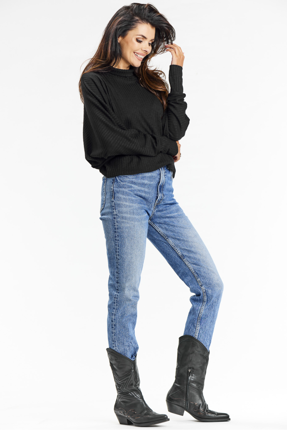 Rollkragenpullover model 200579 awama - Afbeelding 4