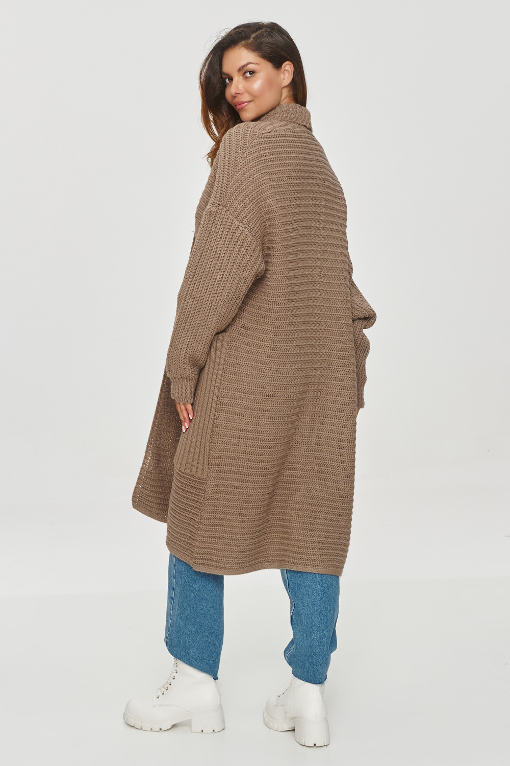 Cardigan model 201794 Makadamia - Afbeelding 2