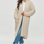 Cardigan model 201795 Makadamia