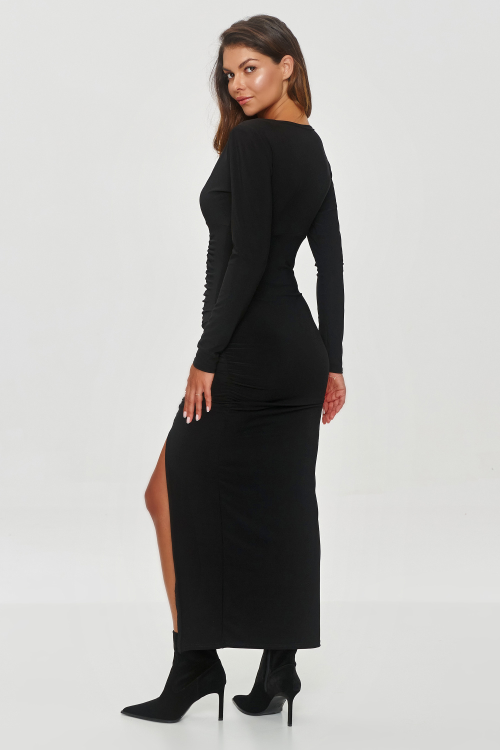 Abendkleid model 202968 Makadamia - Afbeelding 2