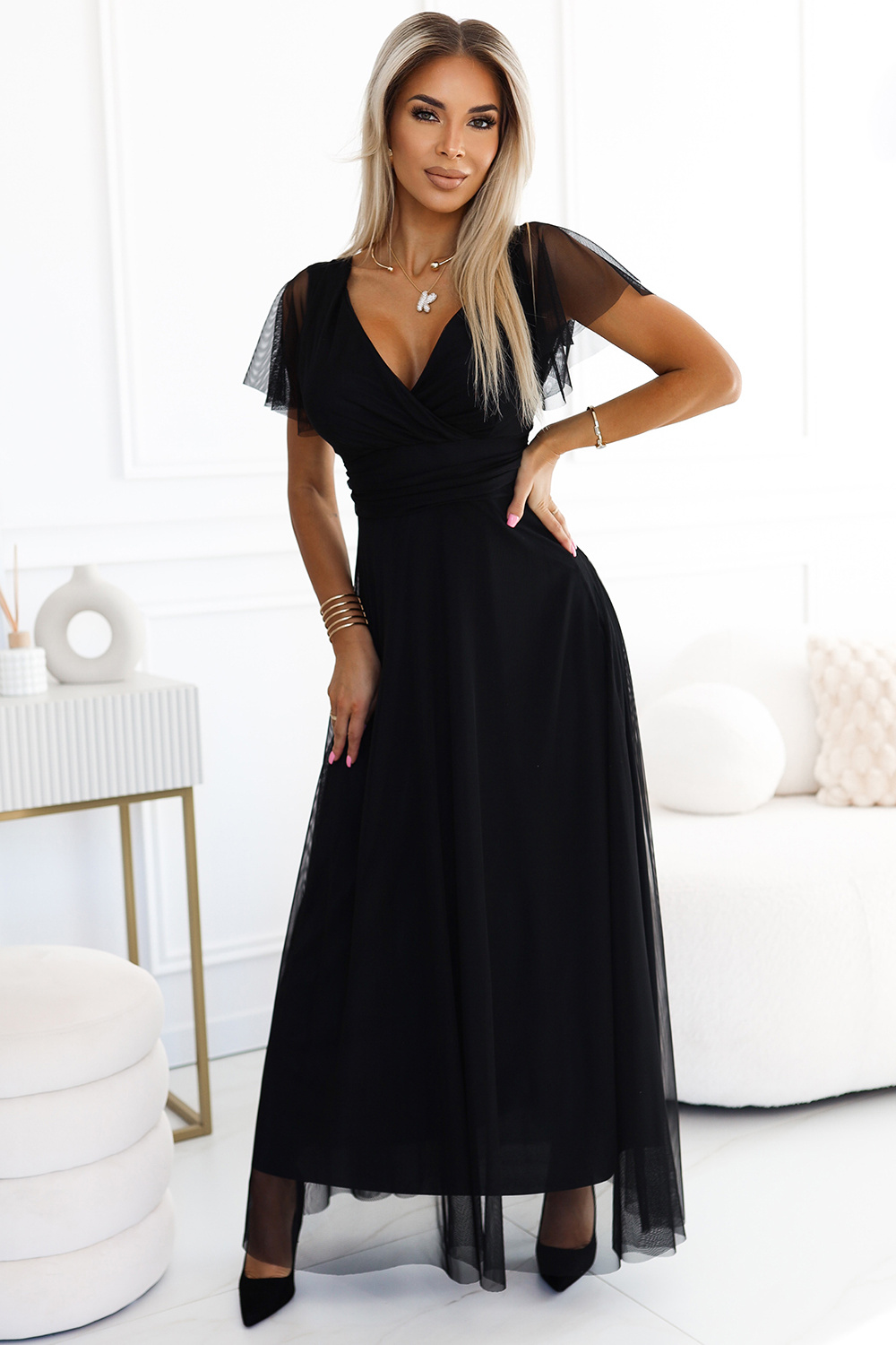 Langes Kleid model 203092 Numoco