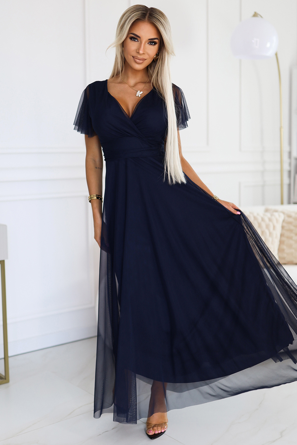 Langes Kleid model 203093 Numoco