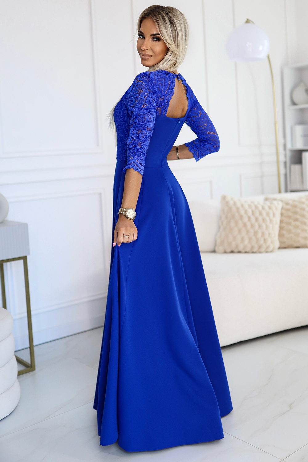 Langes Kleid model 203293 Numoco - Afbeelding 2