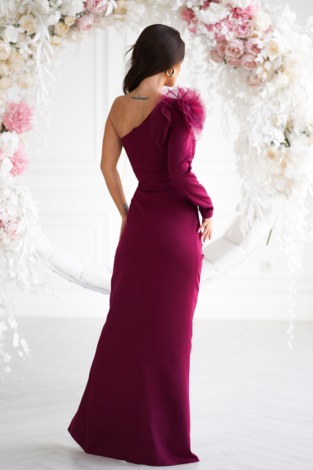 Langes Kleid model 203646 Bicotone - Afbeelding 3