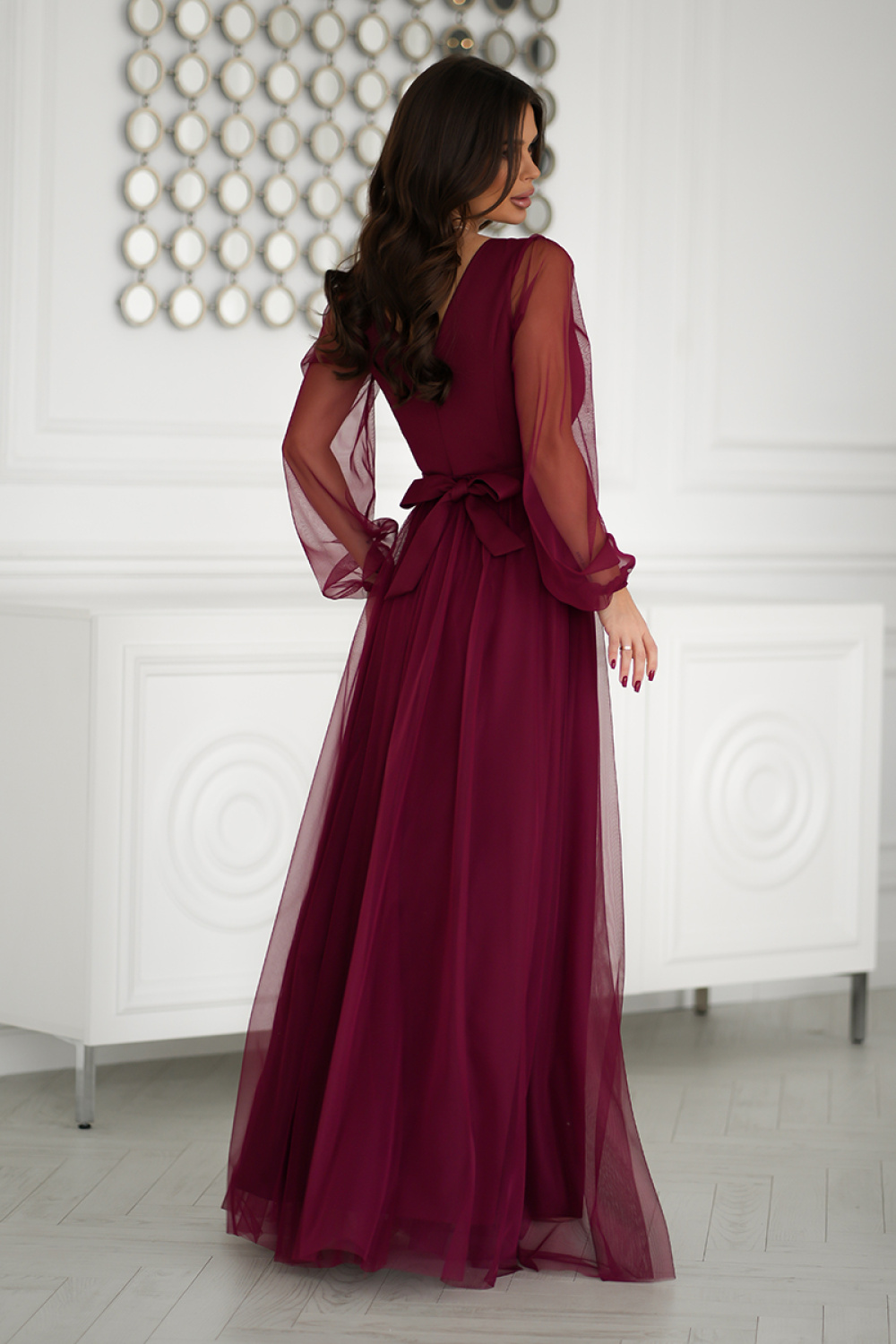 Langes Kleid model 203762 Bicotone - Afbeelding 3