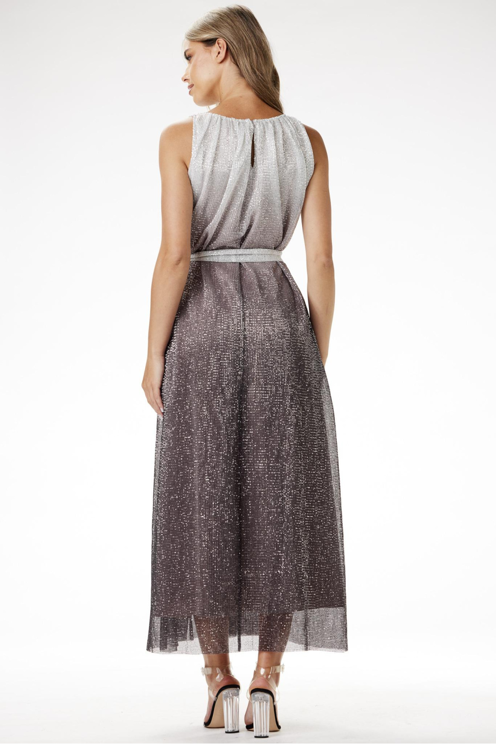 Langes Kleid model 204239 awama - Afbeelding 3