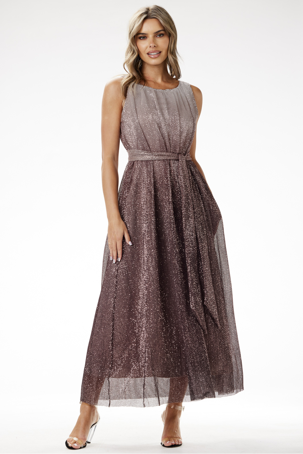 Langes Kleid model 204240 awama - Afbeelding 2