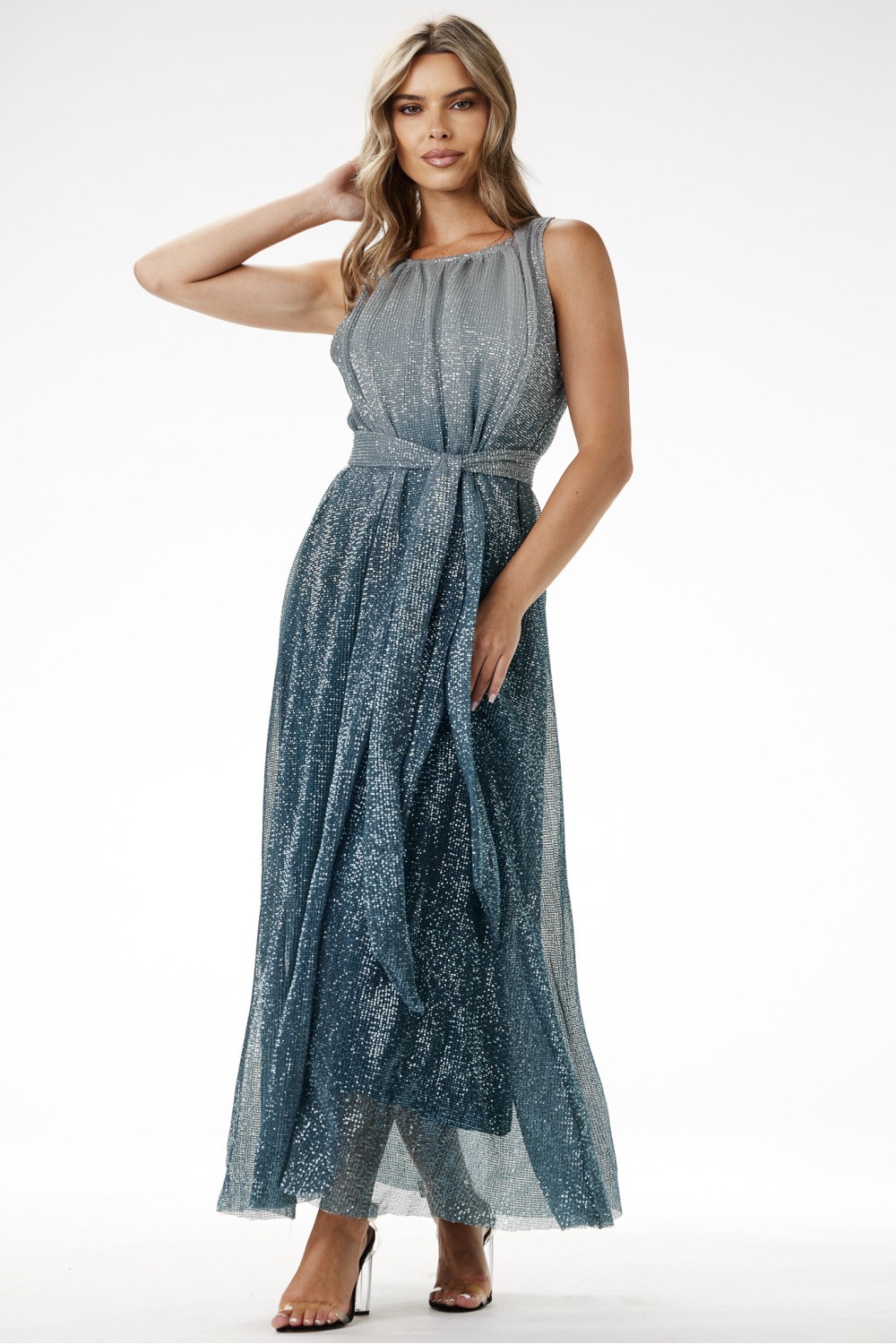 Langes Kleid model 204241 awama - Afbeelding 2