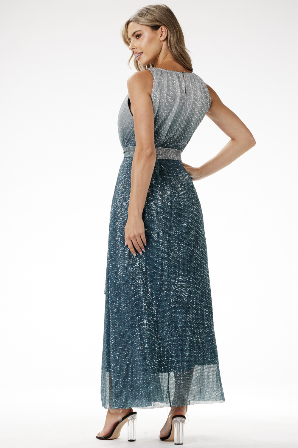 Langes Kleid model 204241 awama - Afbeelding 3