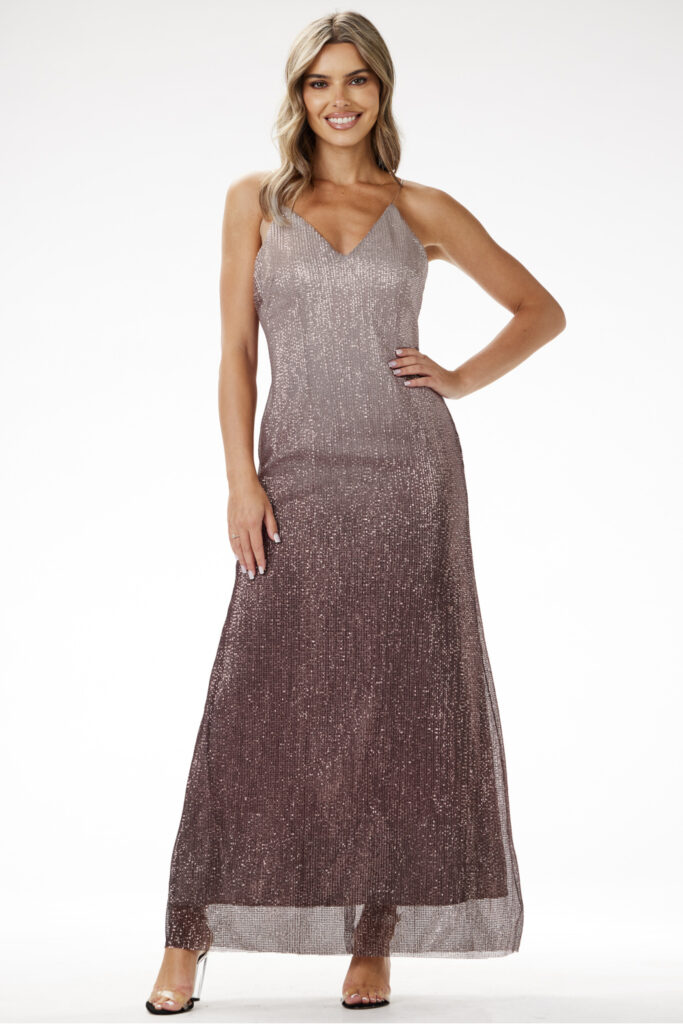 Langes Kleid model 204246 awama